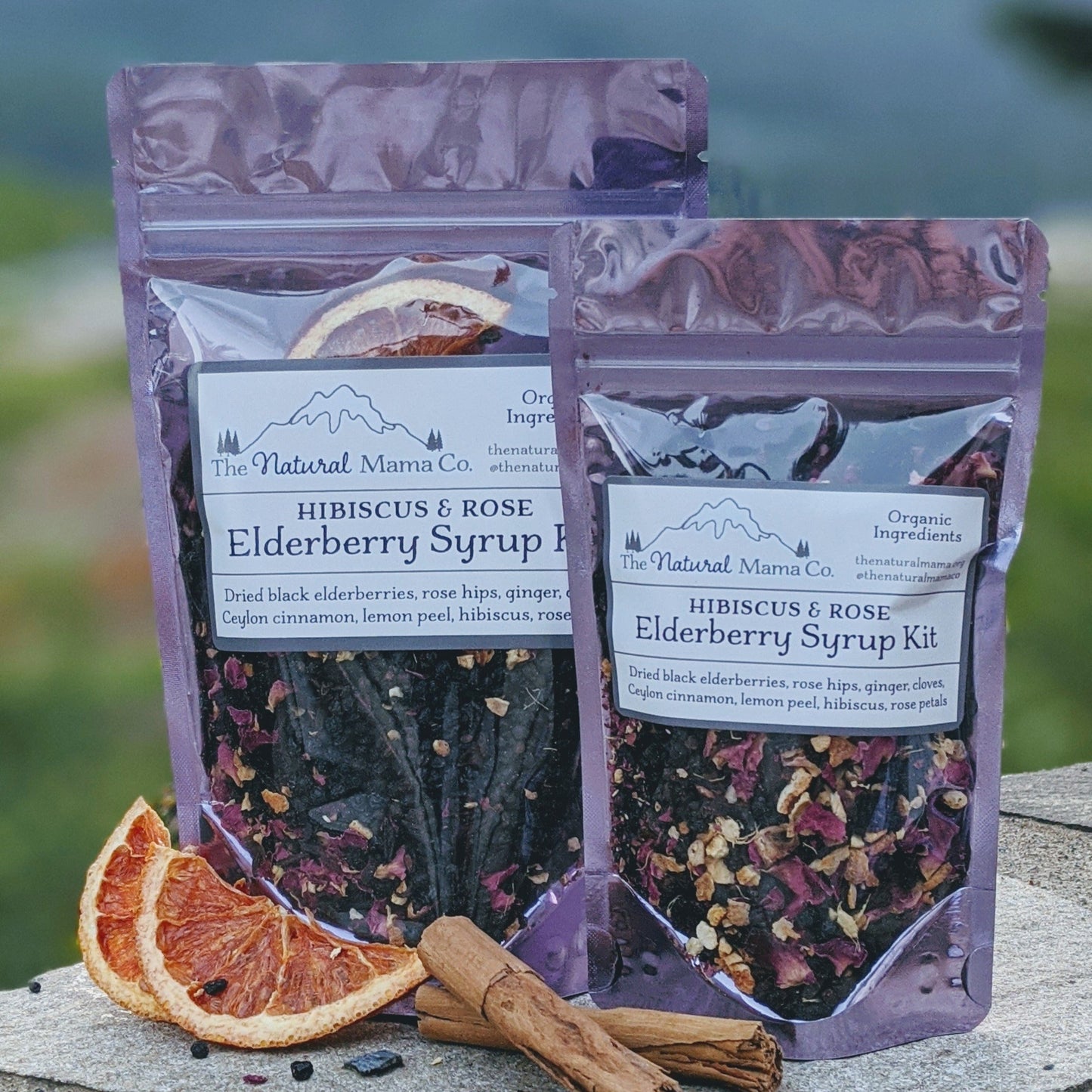 Giant Hibiscus & Rose Elderberry Syrup Kit - Korvel