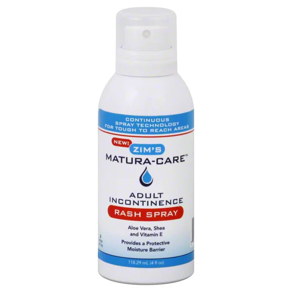 Spray para erupciones por incontinencia Zim's Matura-Care para adultos, 4 fl oz