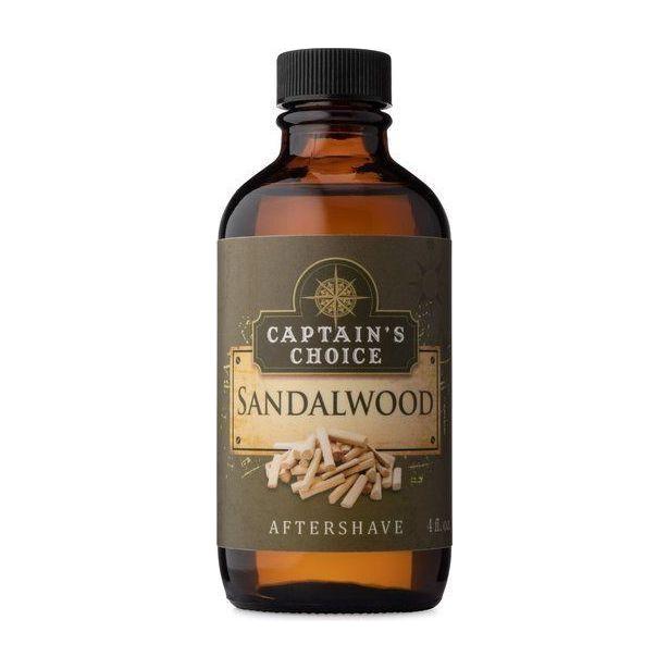 Aftershave de Sándalo de Captain's Choice - 4 Oz