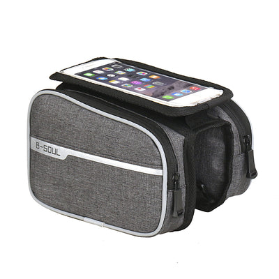 B-SOUL Bicycle Bag Front Beam Bag Mountain Bike Bag Touch Screen Mobile Phone Bag Upper Tube Bag Riding Equipment Accessories - Korvel