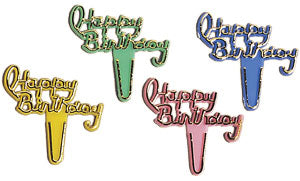 Happy Birthday Picks - 144 Count
