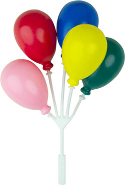 Large Party Balloon Bunch Cluster - Vibrant Colors