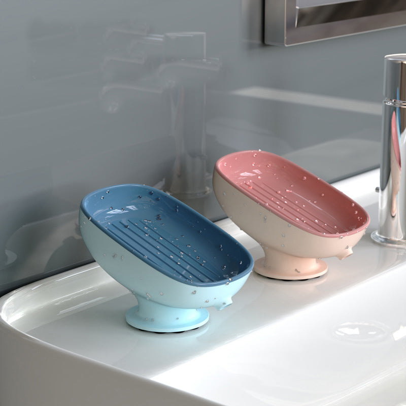 Suction Cup Soap Dish Vanity Countertop Soap Rack - Korvel