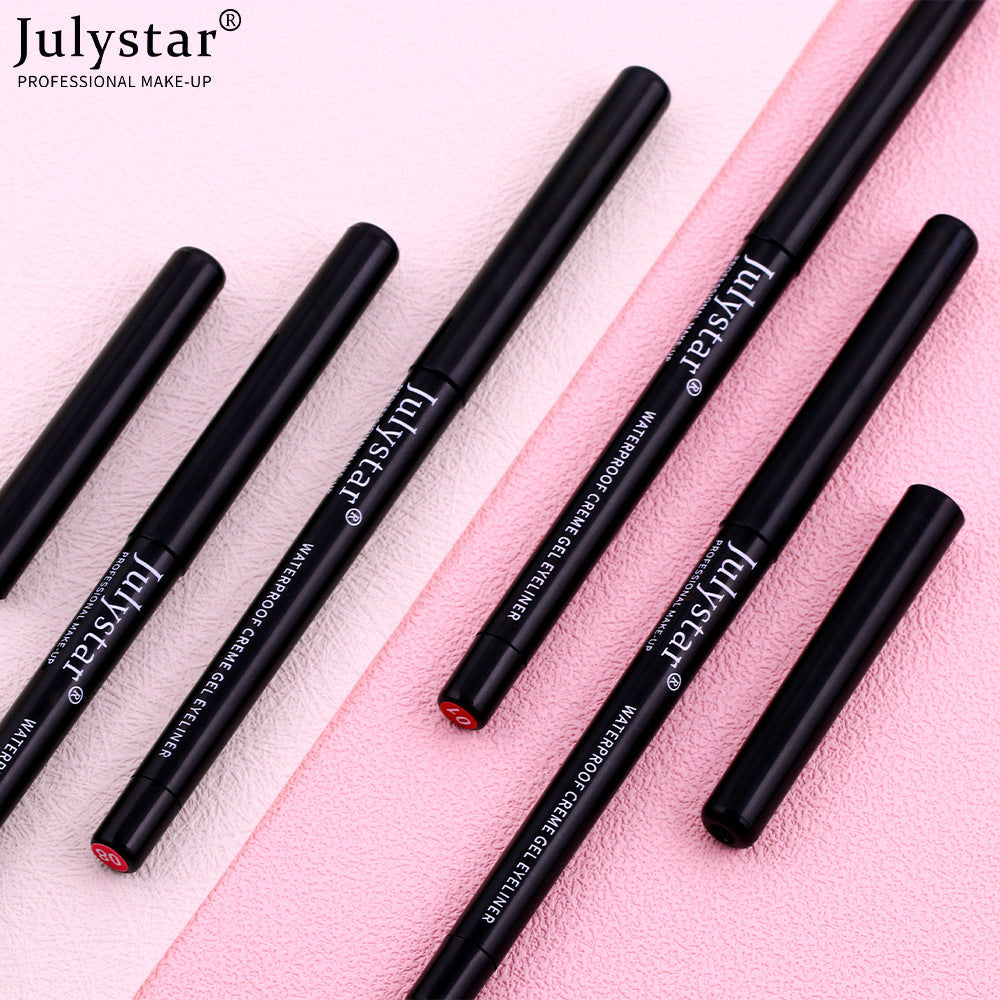 New Set Of Eyeliner Pencil Waterproof And Oil-Proof Non-Smudge Eyeliner Gel Pencil - Korvel