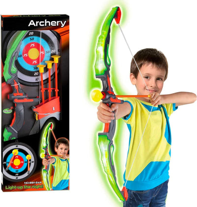 Children's LED Archery Set with Suction Cup Arrows