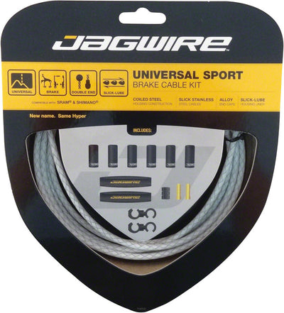Jagwire Universal Sport Brake Cable Kit - Braided White