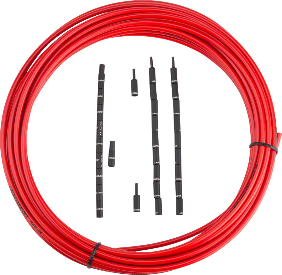 Jagwire 5mm Pro Compresión Sin Compresión Freno Carcasa - Rojo 10M Roll