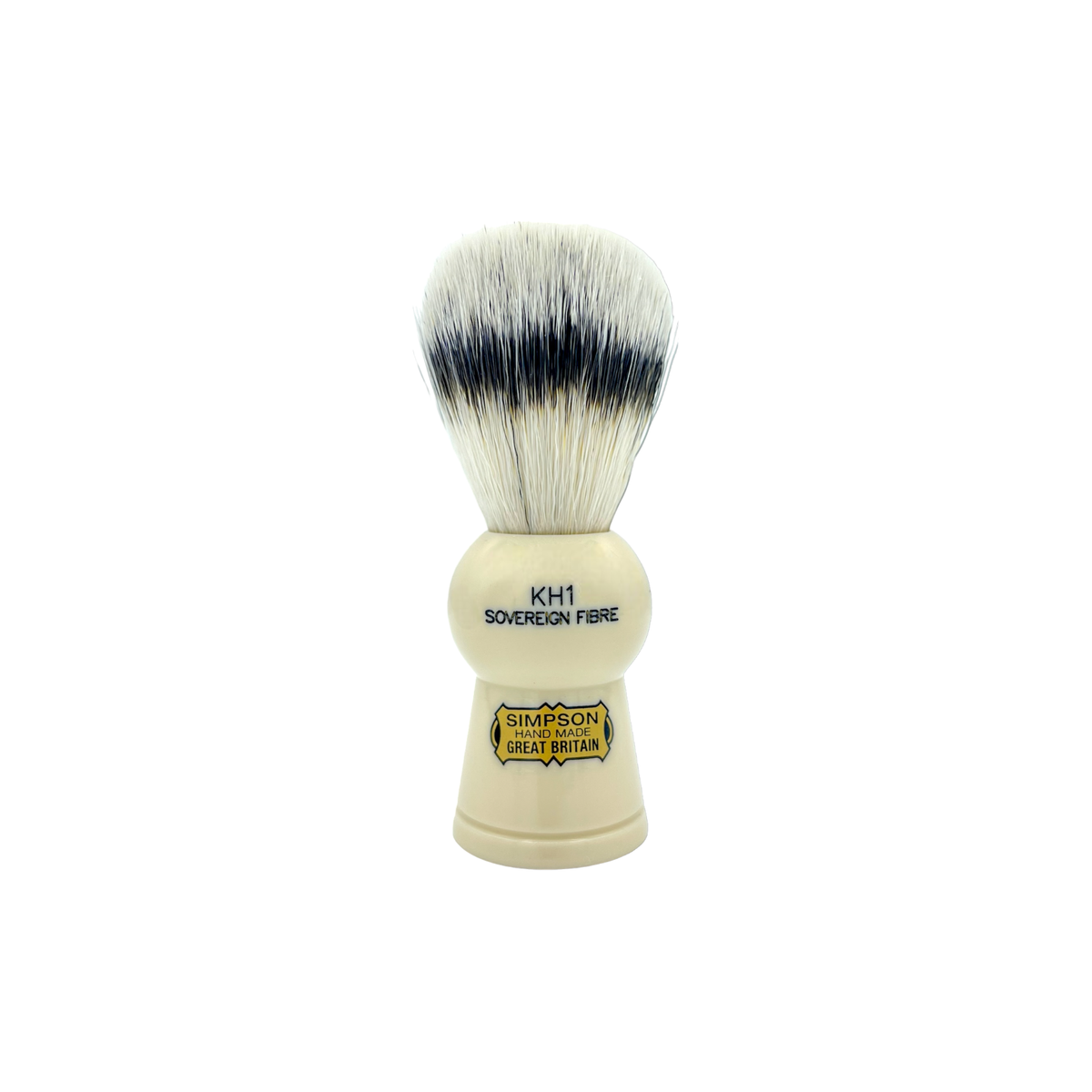 Brosse à raser en fibres synthétiques Simpson Keyhole 1