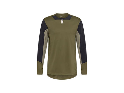 Fox Racing 25 Defend Long Sleeve Jersey - Olive Green, X-Large