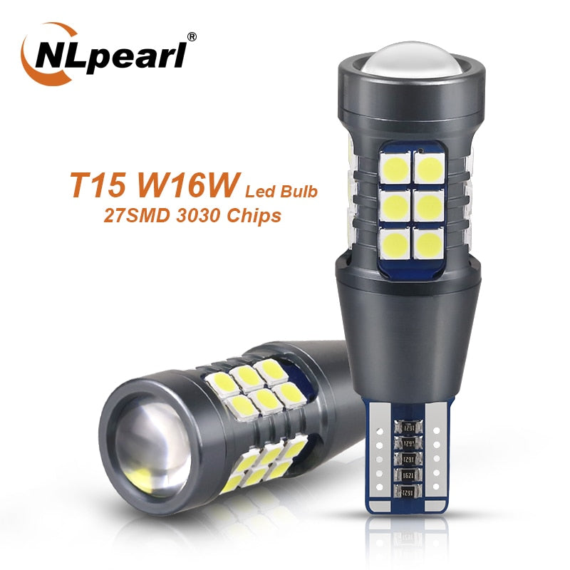 NLpearl Super Bright T15 LED Signal Lamp Bulbs - 2 Pack