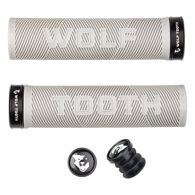 Wolf Tooth Echo Lock-On Grip Set - Gray/Black