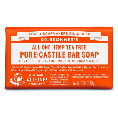 Savon Bar Pure Castile de Dr. Bronner - Arbre à Thé 5 oz