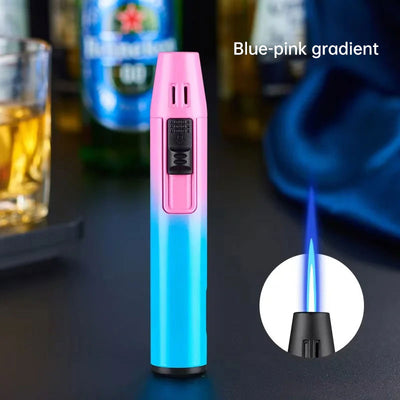 Mini Spray Gun Butane Lighter - Adjustable Blue Flame