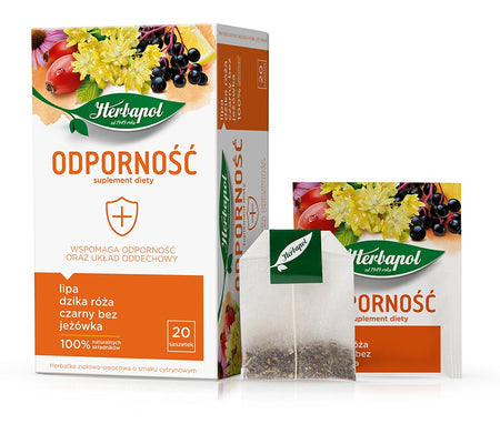 Herbapol Odpornosc Lemon-Flavoured Herbal Tea - 20 Sachets