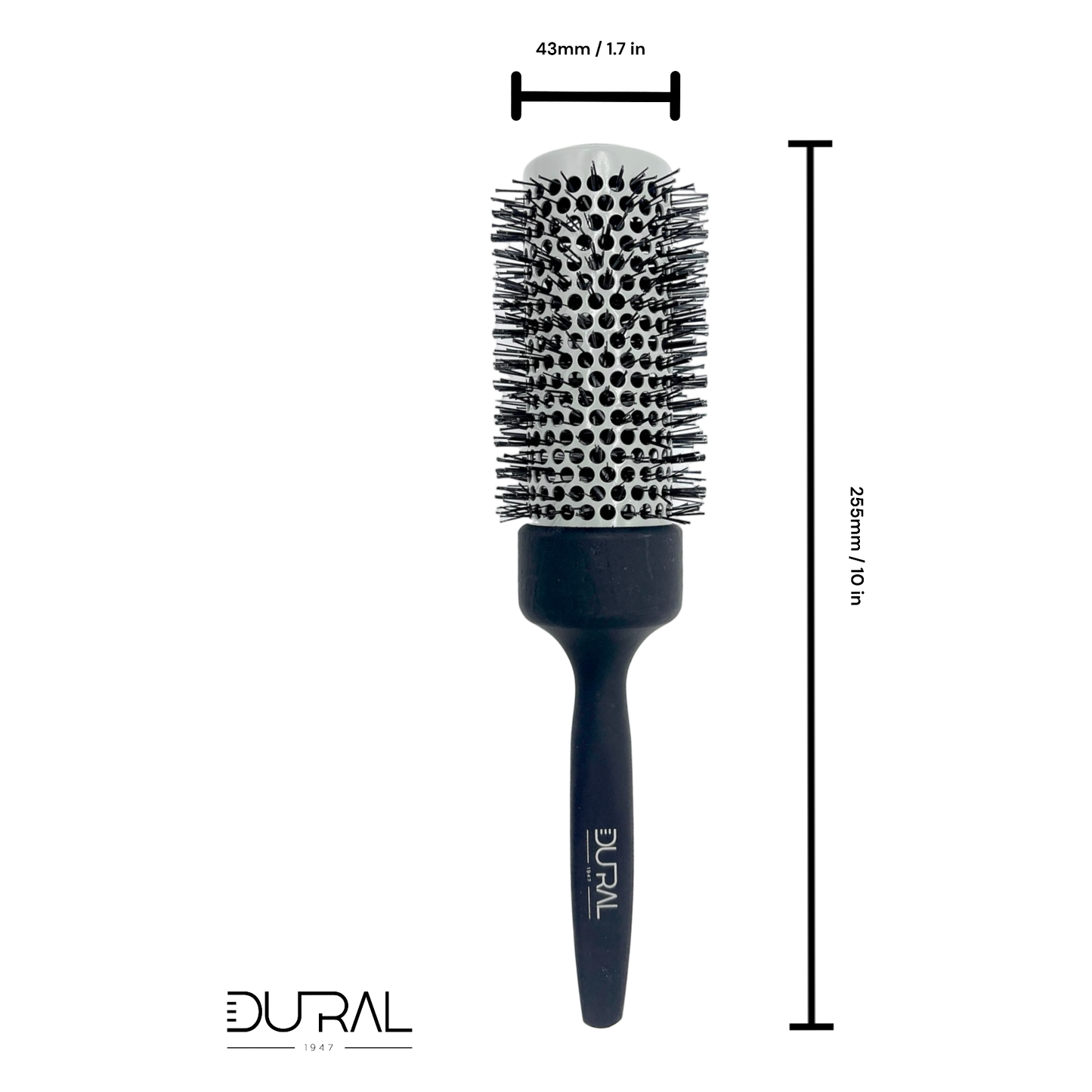 Cepillo de Rizar Caliente de Cerámica Dural - 43mm