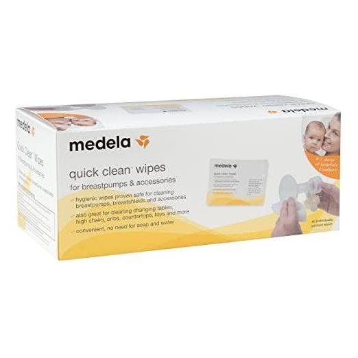 Lingettes de nettoyage rapides Medela pour tire-lait - 40 unités