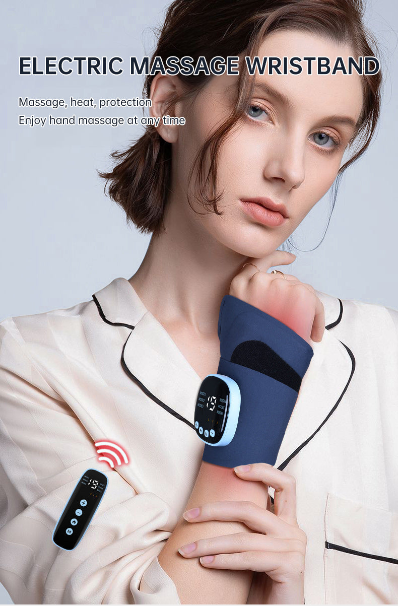 EMS Smart Tendon Sheath Hand Heating Wristband with Hot Compress and Massage Function - Korvel