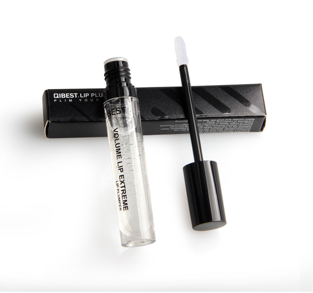 QIBEST Brillo Labial Transparente Color - Hidratante y Voluminizador