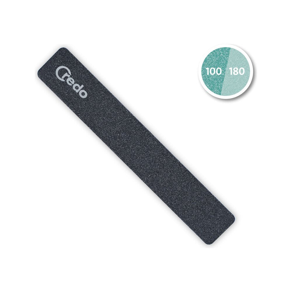 Credo Profi Nail File for Artificial Nails - 180mm, Black