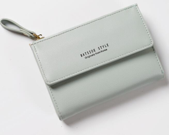 Women's Short Wallet Women's Wallet New Korean Version Small Wallet with Multiple Card Positions - Korvel