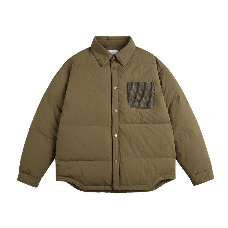 Men's Fashionable Waterproof Light Down Jacket