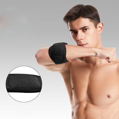 Sports elbow protection tennis badminton breathable pressurized adjustable open strap pressurized elbow protection - Korvel
