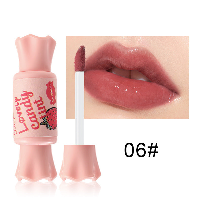 Dragonranee Mirror Pink Candy Lip Glaze Female Student Models Cute Waterproof Lipstick Dyed Lip Liquid - Korvel