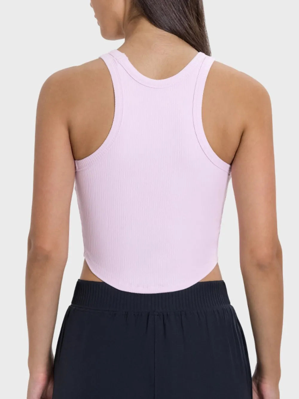 Camiseta Activa de Cuello Redondo y Espalda Racerback