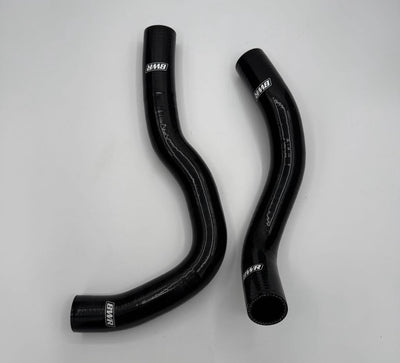 Premium BLACKWORKS Silicone Radiator Hose Kit for Acura RSX (2002-2006) - Sleek Black Finish - Korvel
