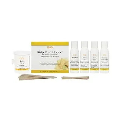 Kit d'épilation Gigi Strip Free Honee Microwave Formula - 35 pièces