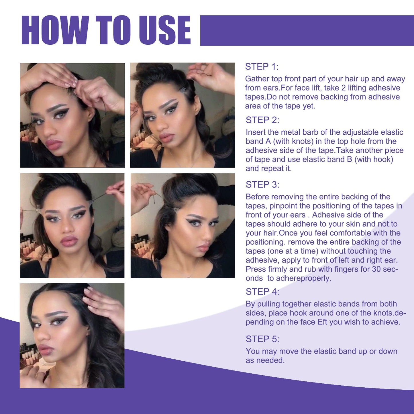 V-Shaped Thin Face Stickers, Tighten Facial Skin And Shrink Jaw Muscles V Face Lift Shaper - Korvel