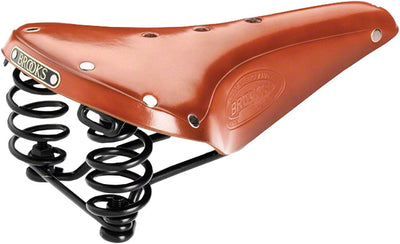 Selle Brooks Flyer - Acier Miel pour Hommes