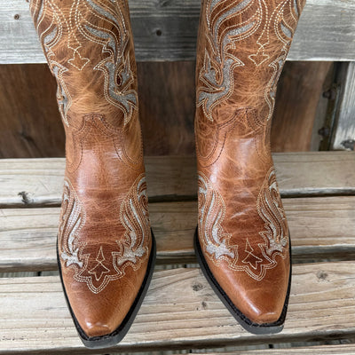Ariat Women's Heritage Bliss Western Boots - Dark Tan - Korvel