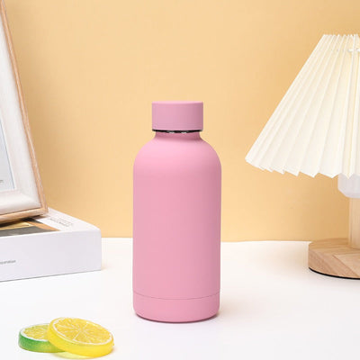 350/500/750ML Double-Wall Stainless Steel Leak-proof Thermal Vacuum Flask Insulated Water Bottle Sports Coffee Straight Body - Korvel