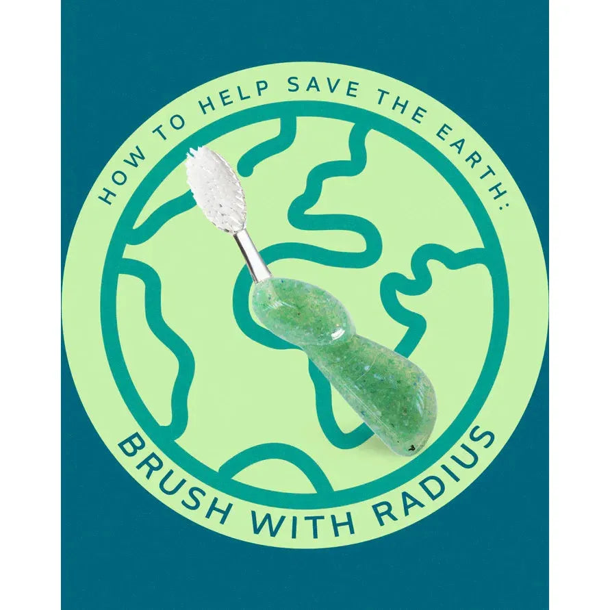 Radius Big Brush Replaceable Soft Head Toothbrush