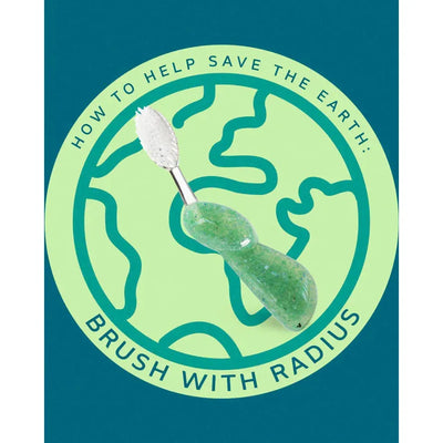 Radius Big Brush Replaceable Soft Head Toothbrush