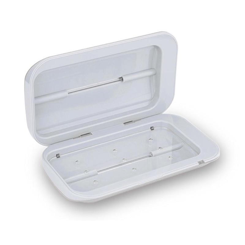 Portable Double UV Sterilizer Box Jewelry Watch Phone Cleaner Disinfection Clean Working Temperature Range 0-55 Degrees - Korvel