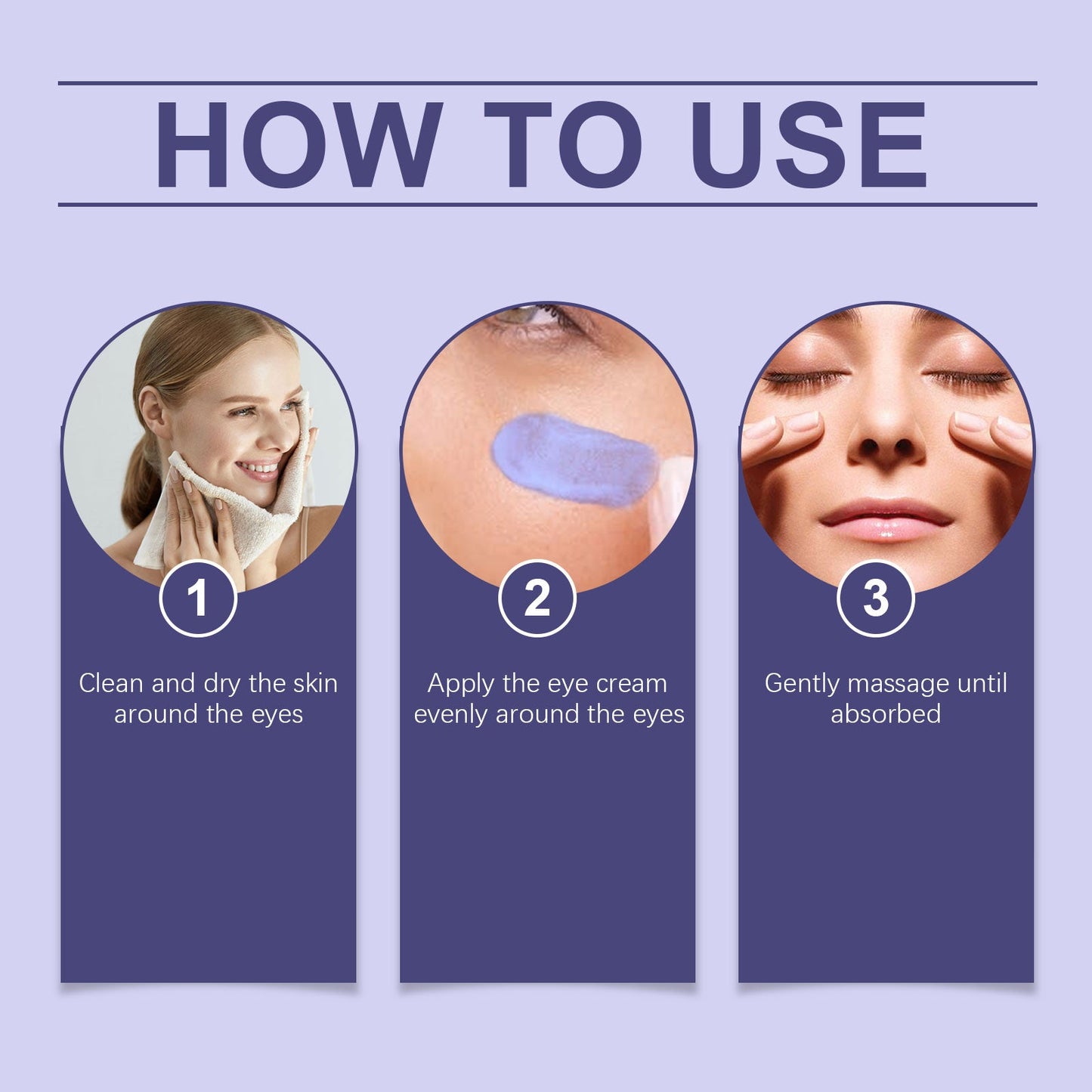 Crème pour les yeux au rétinol doux pour hydrater et réparer