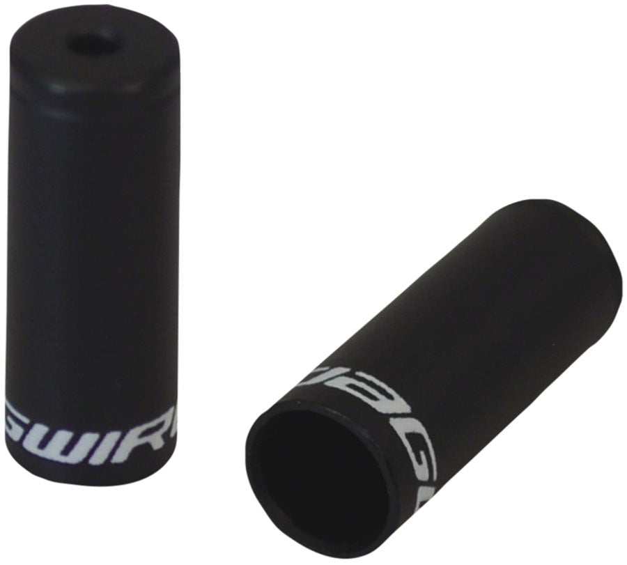 Jagwire 3mm Open Alloy Dropper Seatpost Cable Housing End Caps - Black