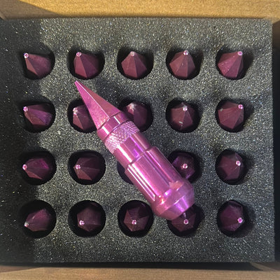 NNR Steel Lugs with Spikes 12x1.5 - Purple V3