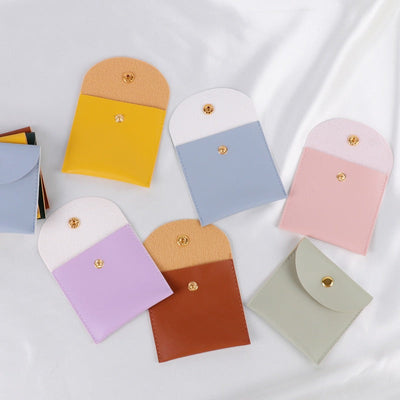 Jewelry bag leather buckle storage bag - Korvel