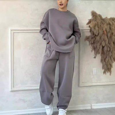 Ensemble de Pantalon et Pull Décontracté pour Femmes Automne & Hiver