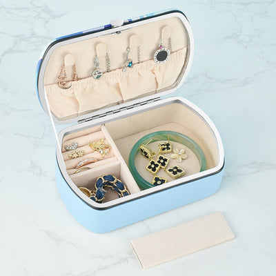 Simple Printed Home Desktop Jewelry Storage Box - Korvel