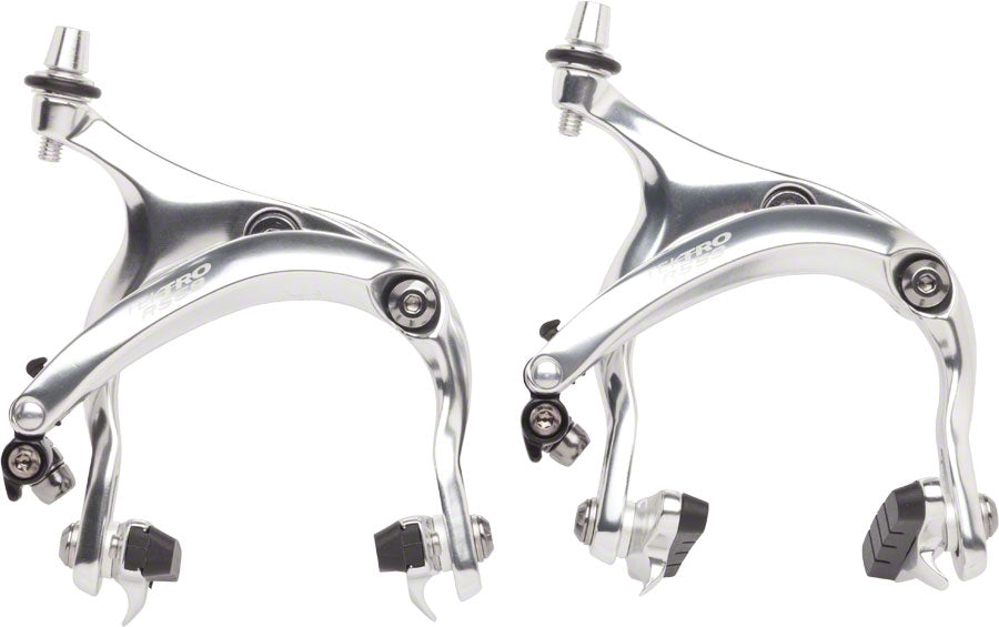 Calipers de route Tektro R559 à long débattement - Fini argenté