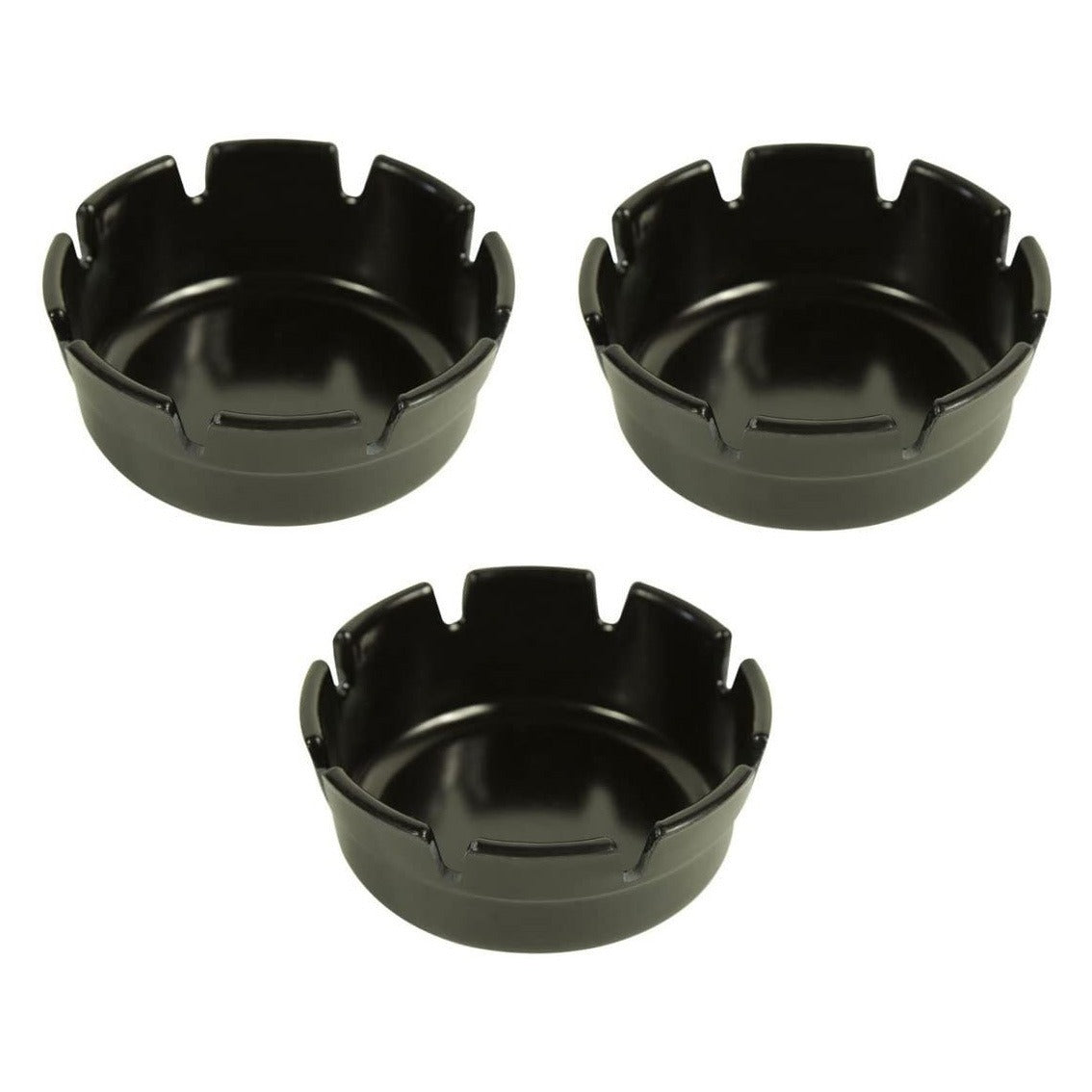 Anti drop and non fragile imitation porcelain plastic eight hole and eight slot ashtray cigarette cup - Korvel