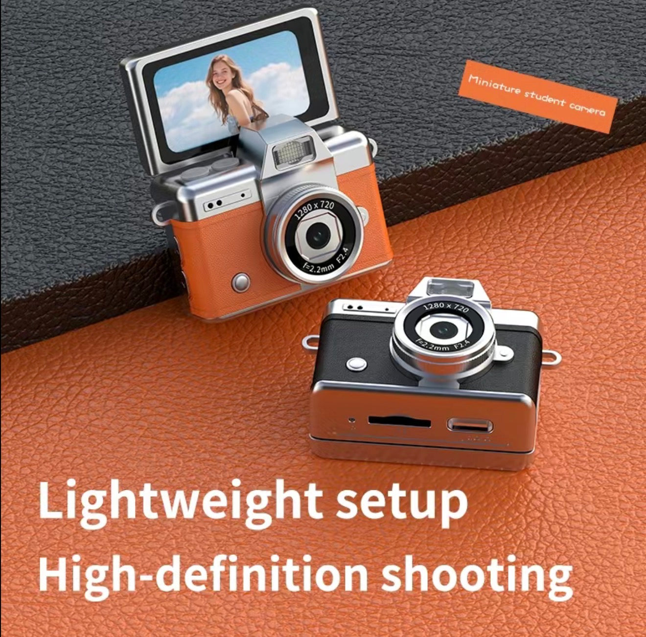 VintagePix Mini Cam - Retro Compact Digital Camera