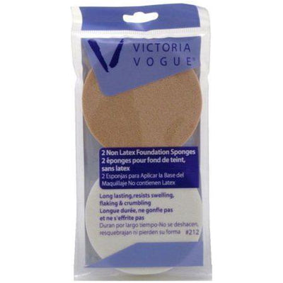 Victoria Vogue Lushes Non-Latex Makeup Sponges - Set of 2
