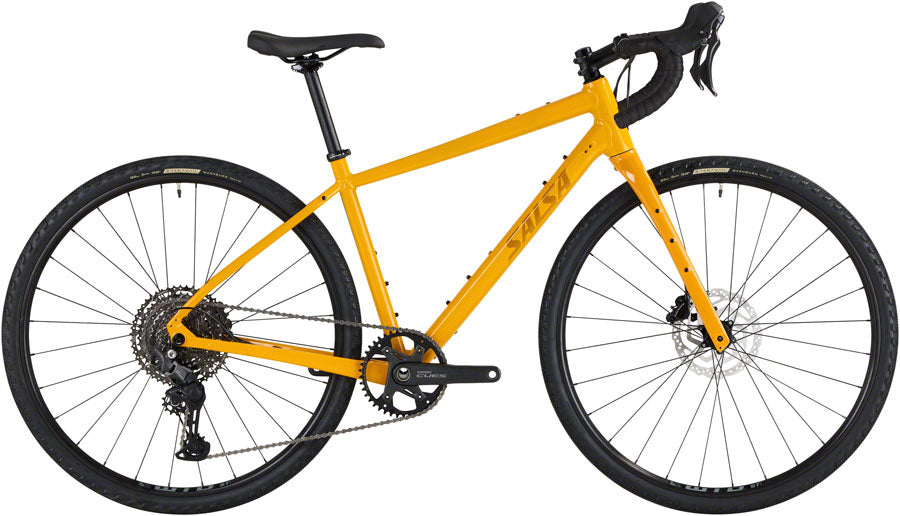 Salsa Journeyer Drop Bar Cues 1x11 Bike - 700c Aluminum Mostaza 57cm
