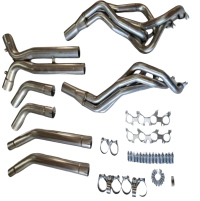 SPDZ1 Mustang 1 7/8" Longtube Headers & X-Pipe 2015-2023 5.0L Coyote - Korvel