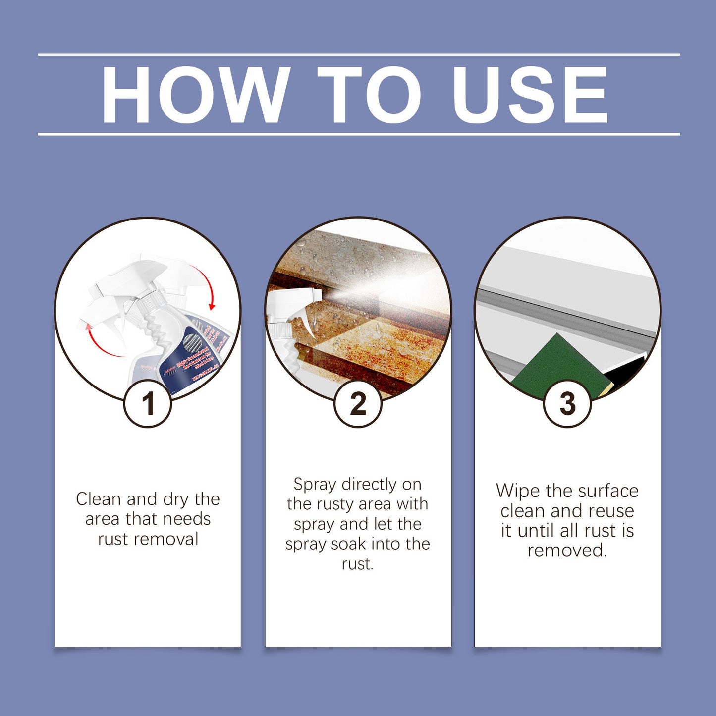 Steel Rust Remover Bolt Screws Metal Rust Cleaner Rust Remover Household Rust Remover - Korvel